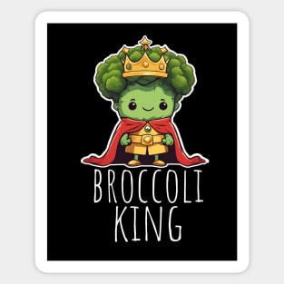 Broccoli King Cute Sticker